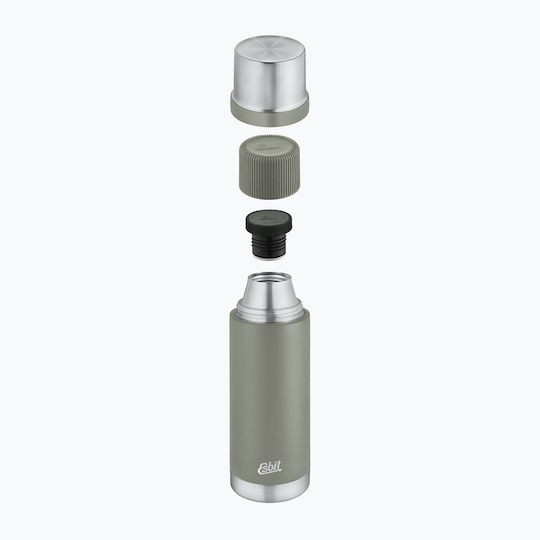 Esbit Esbit Rostfreier Stahl Thermosflasche 1lt Stein Grau