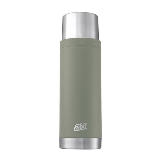 Esbit Esbit Rostfreier Stahl Thermosflasche 1lt Stein Grau