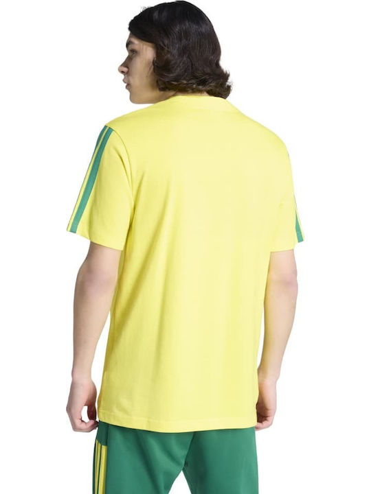 adidas M 3s T-shirt Κίτρινο
