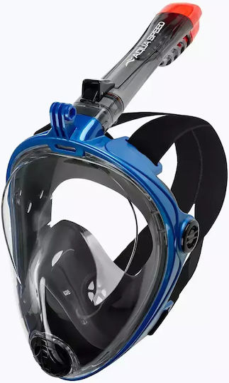Aquaspeed Mască De Scufundare Din Silicon Față Întreagă Neagră
