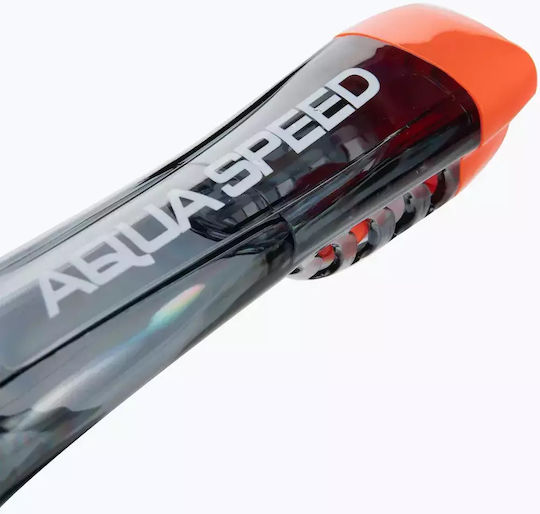 Aquaspeed Μάσκα Θαλάσσης Σιλικόνης Full Face Μαύρη