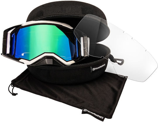 Horsefeathers Garett Goggles Black White