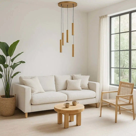 Phos & Gaia Adjustable Ceiling Light with GU10 Socket 45x45cm