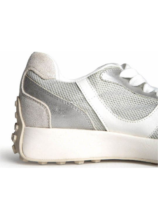 Damen Sneakers Silber