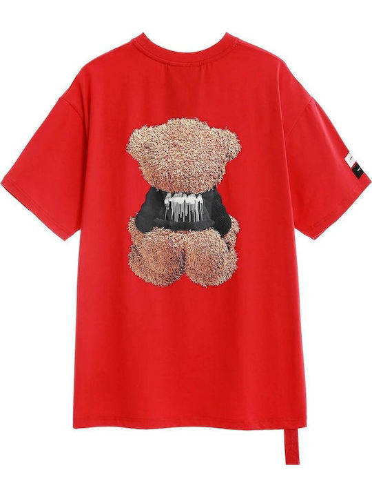 Mod Wave Movement T-Shirt Red