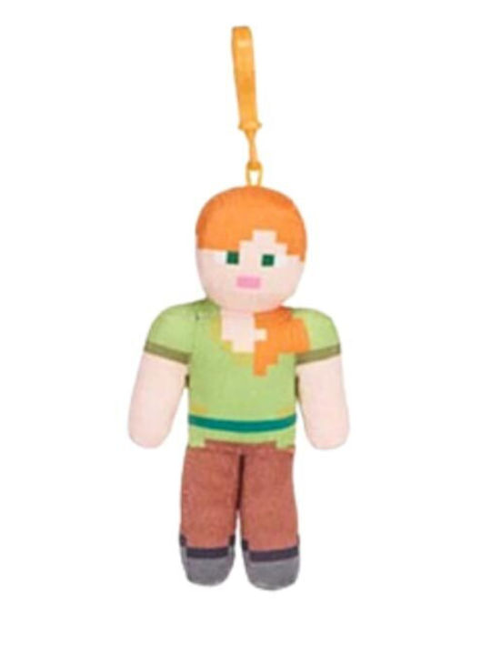 Handmade Scented Candle Boy Plush Keychain Minecraft Alex 15cm