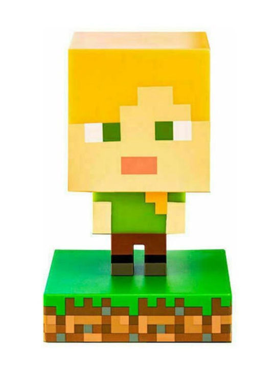 Handmade Scented Candle Boy Lamp Minecraft Alex 11cm