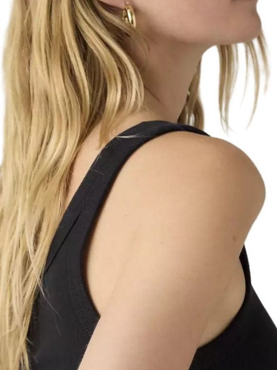 Essential Women's Cotton Sleeveless Top Black