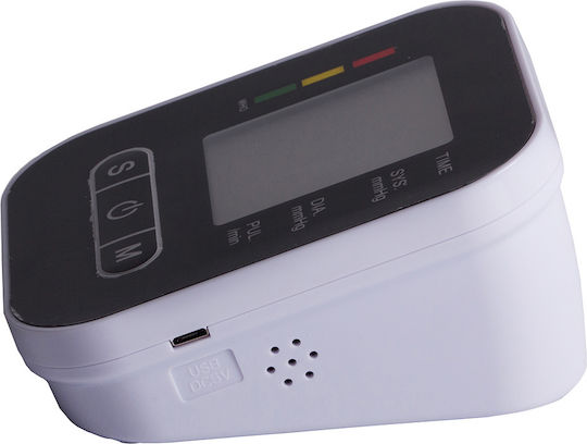 Tensiometru Electronic de Braț Zola Oprire Automată Operare Ușoară Ecran Lcd Bază Antiderapantă Alimentare cu Baterie și Usb-c 11.5 X 9.5 X 6 Cm Negru