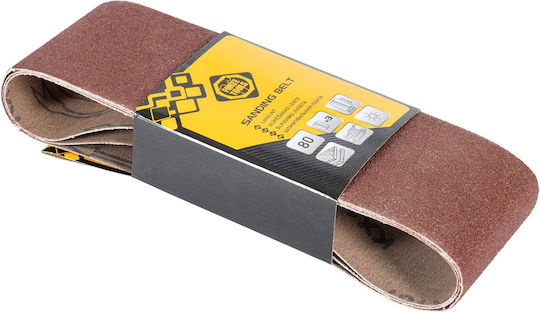 Forte Bandă De Șlefuire 75x533mm Set 3 Bucăți