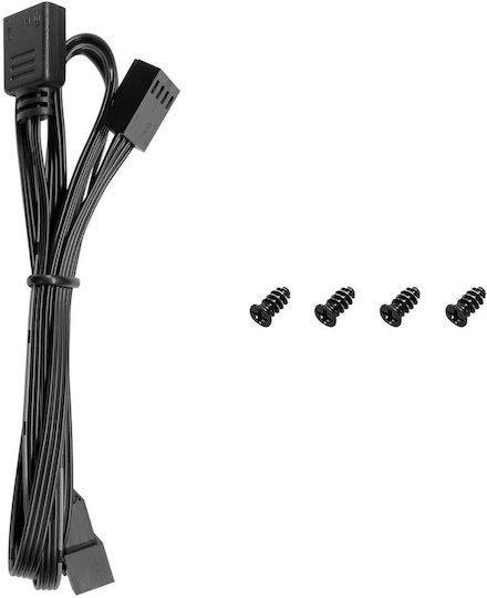 Deepcool FL14R Reverse Blade Case Fan 140mm 1700rpm 64.56cfm with ARGB Lighting and 4-Pin PWM Connection
