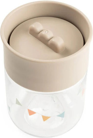 Done by Deer Cana Pentru Copii Din Plastic Bej 260ml