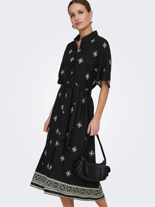 Midi Dress for Wedding / Christening Black