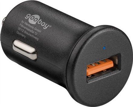 Goobay Auto-Ladegerät 18W mit einem Anschluss: 1xUSB Schwarz Farbe