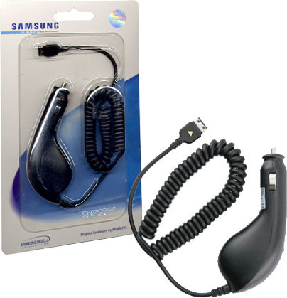 Samsung Φορτιστής Αυτοκινήτου 0.7A μαζί με Καλώδιο Ενσωματωμένο Μαύρο Χρώμα