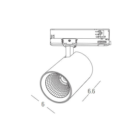 Zambelis Lights LED Iluminare Liniară Plafon 10W Alb Cald