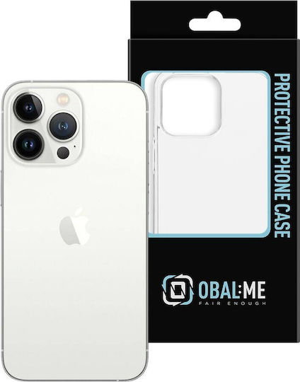 Obal:Me Back Cover Σιλικόνης 1mm Διάφανο (iPhone 13 Pro)
