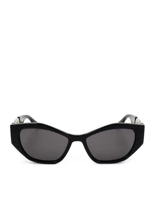Karl Lagerfeld Women's Sunglasses with Black Plastic Frame and Gray Lens KL6086S-001