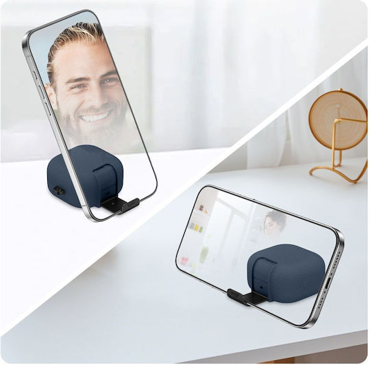 Tech-Protect Schlanke Kunststoffhülle Mit Haken In Blauer Farbe Für Galaxy Buds4 / 4 Pro