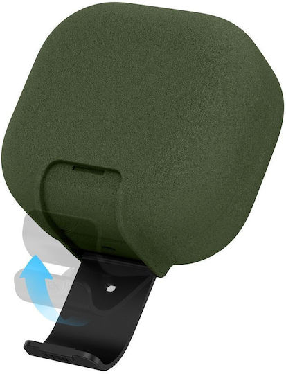 Tech-Protect Slim Kunststoffhülle Mit Haken In Grün Für Galaxy Buds4 / 4 Pro