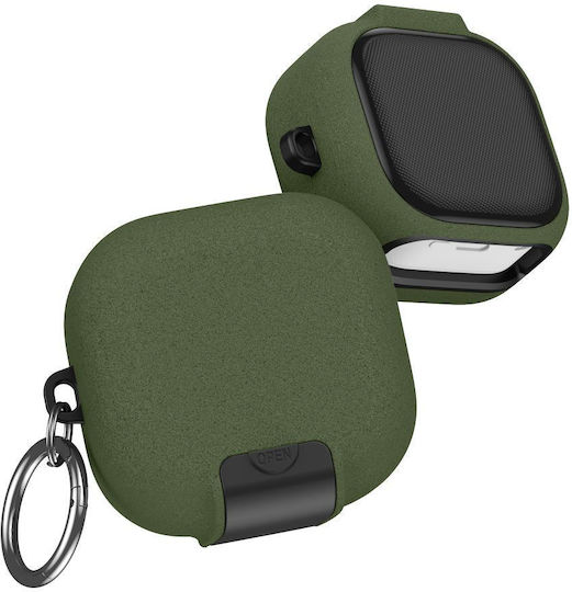 Tech-Protect Slim Kunststoffhülle Mit Haken In Grün Für Galaxy Buds4 / 4 Pro