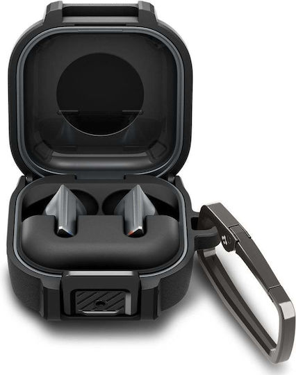 Spigen Plastic / Silicone Case with Hook in Black for Samsung Galaxy Buds 4 / 4 Pro