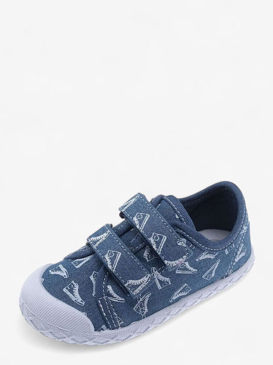 Kinder Sneaker mit Bügel- und Schleifenverschluss Blau