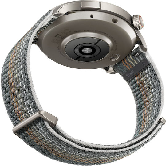 Amazfit Balance Aluminium 46mm Wasserdicht Smartwatch mit Pulsmesser (Sunset Grey)