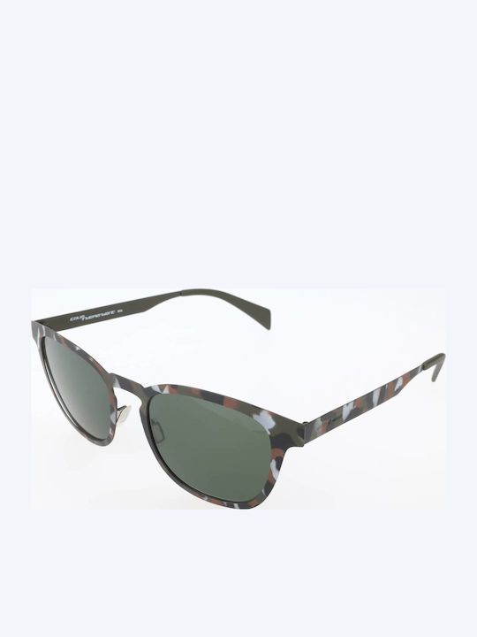Italia Independent Bărbătești Ochelari de soare cu Multicolor Cadru și Verde Lentilă 0506.093.000