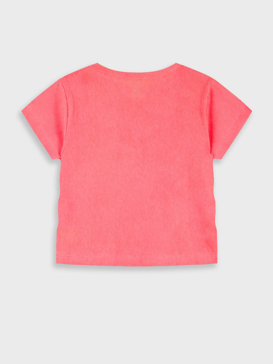 Kids Short-Sleeved Blouse Sweet Coral