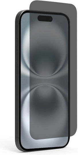 3D Vollkleber Privatsphäre Vollflächig gehärtetes Glas Schwarz (iPhone 15 Plus / 16 Plus)