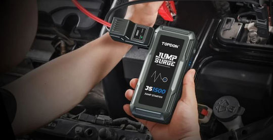Topdon V1500 Tragbar Auto-Starthilfe 10000mAh