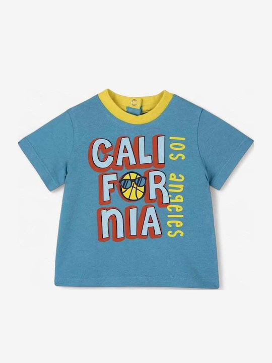 Kinderoberteile T-Shirt Mittel Hellblau