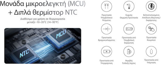 NiteCore Pocket 5 MagSafe Power Bank 5000mAh 22.5W Orange