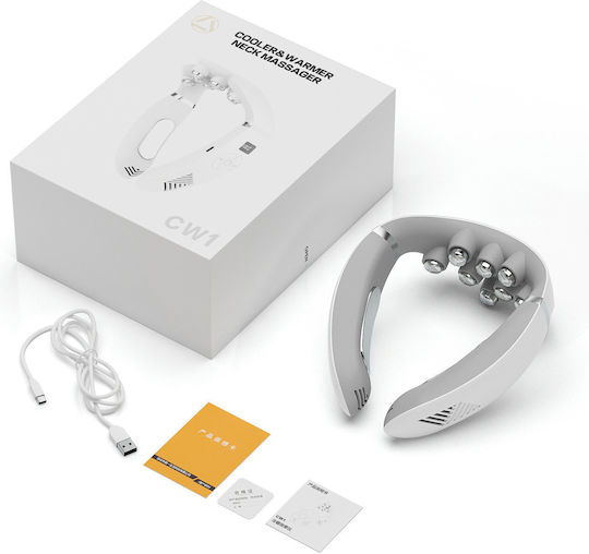 Stay Beauty Cw1 Pressotherapy Massage Device for Neck with Heating Function White