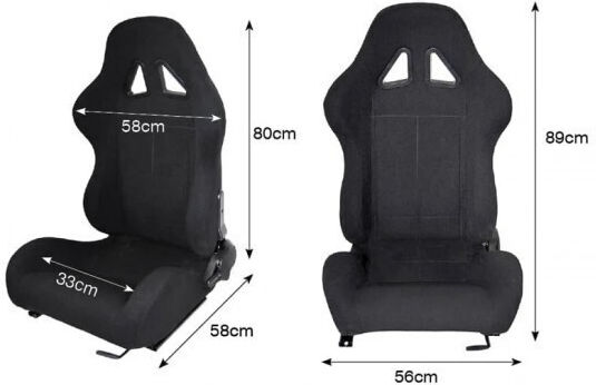 Autoline Scaun auto pasager Scaun auto Negru