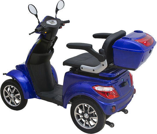Επιδοτουμενο Τετρακυκλο Ηλεκτρικο Scooter T408 Quater Blue