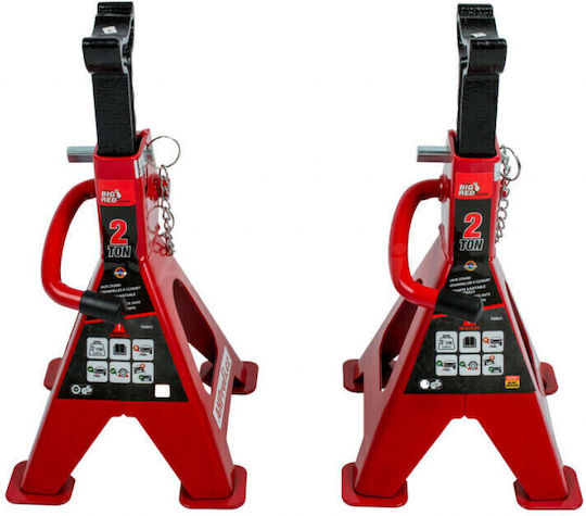 Torin Set Car Support Stands for Vehicles with Lifting Capacity up to 2 Tons