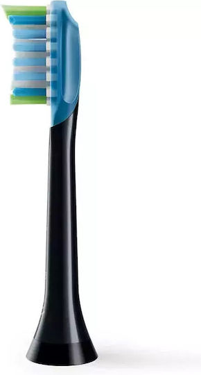 Philips Sonicare C3 Premium Plaque Defence Electric Toothbrush Replacement Heads for Standard Black HX9044/33 4pcs