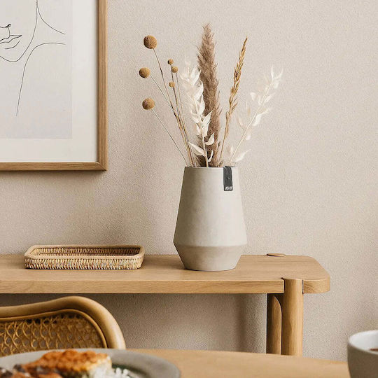 Phos & Gaia Concrete Vase Tokyo White