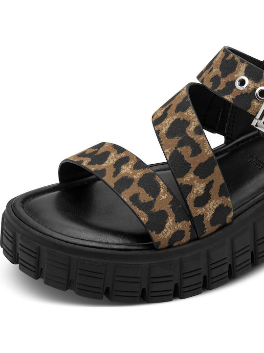 Sommer Damenplattformen Schwarz