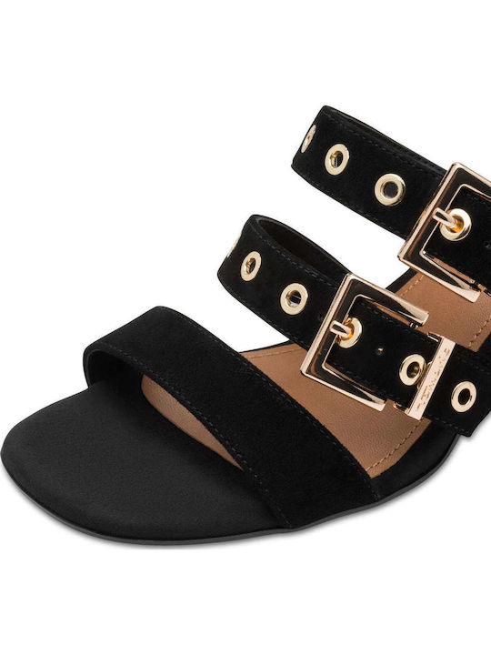 Leather Black Sandals