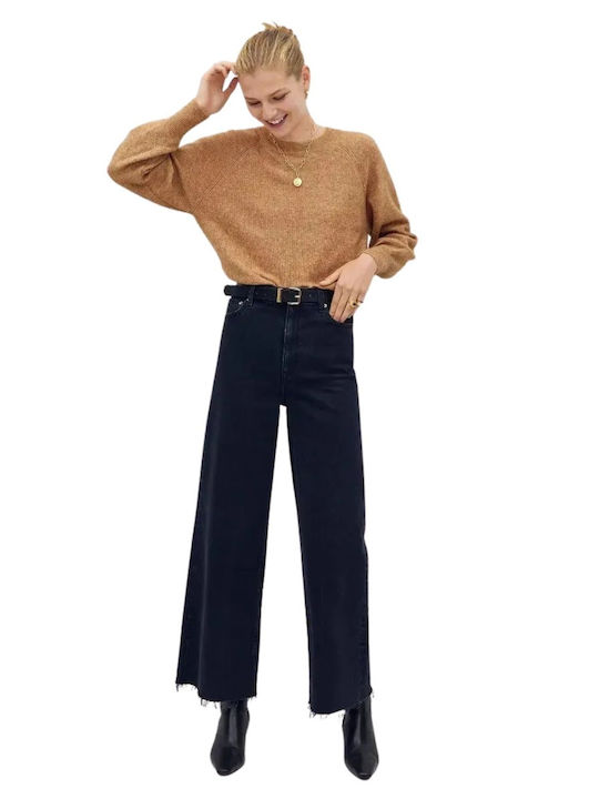 Damen Pullover Wolle Braun