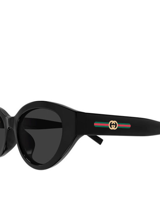 Gucci Unisex Sunglasses With Black Horn-Rimmed Frame And Grey Lens GG2105SA 001