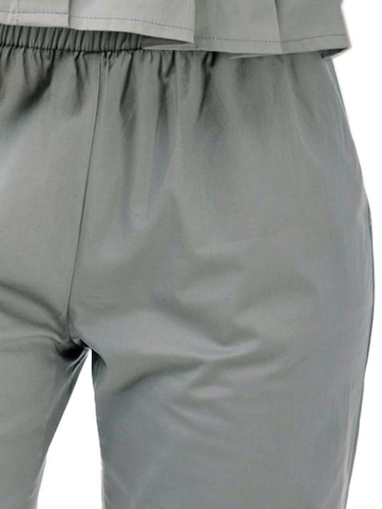 Women's Fabric Trousers Khaki