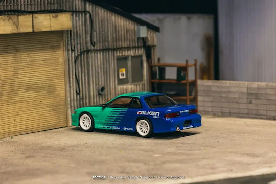 Vertex Nissan Silvia S13 Falken Scara 1:64 Mașină Model Tarmac Works