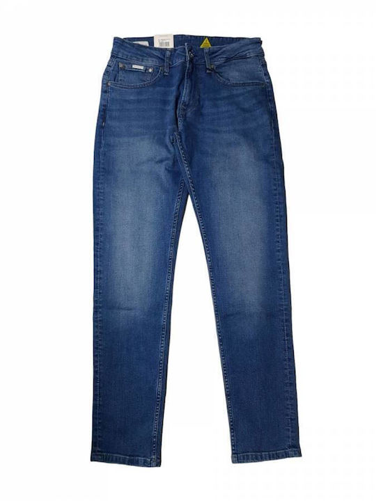 Stanley Ανδρικό Παντελόνι Τζιν με Slim Εφαρμογή Blue