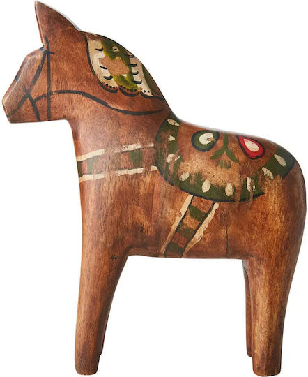 Phos & Gaia Dekorative Pferd aus Holz Fale
