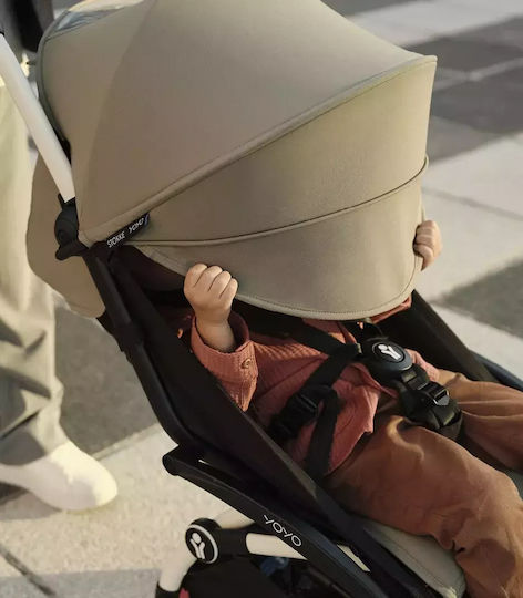 Stokke YOYO³ Baby Stroller Suitable from 6+ Months Frame Colour White / pack Ginger 6.2kg