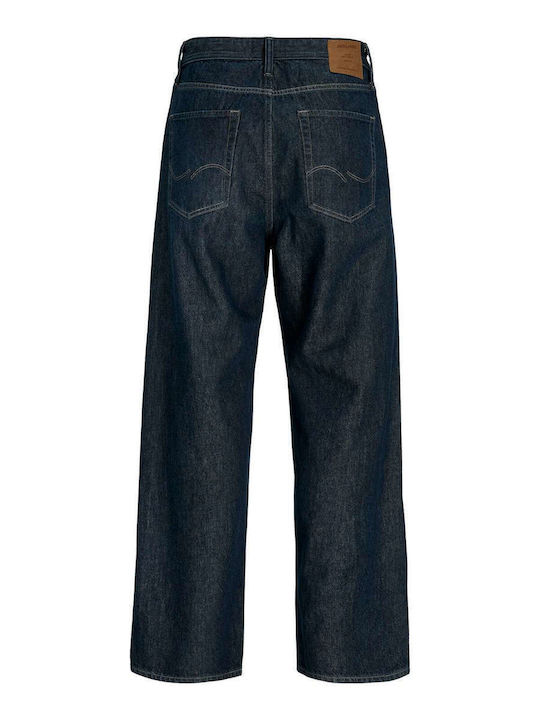 Ανδρικό Παντελόνι Τζιν με Loose Baggy Εφαρμογή Unwashed Denim